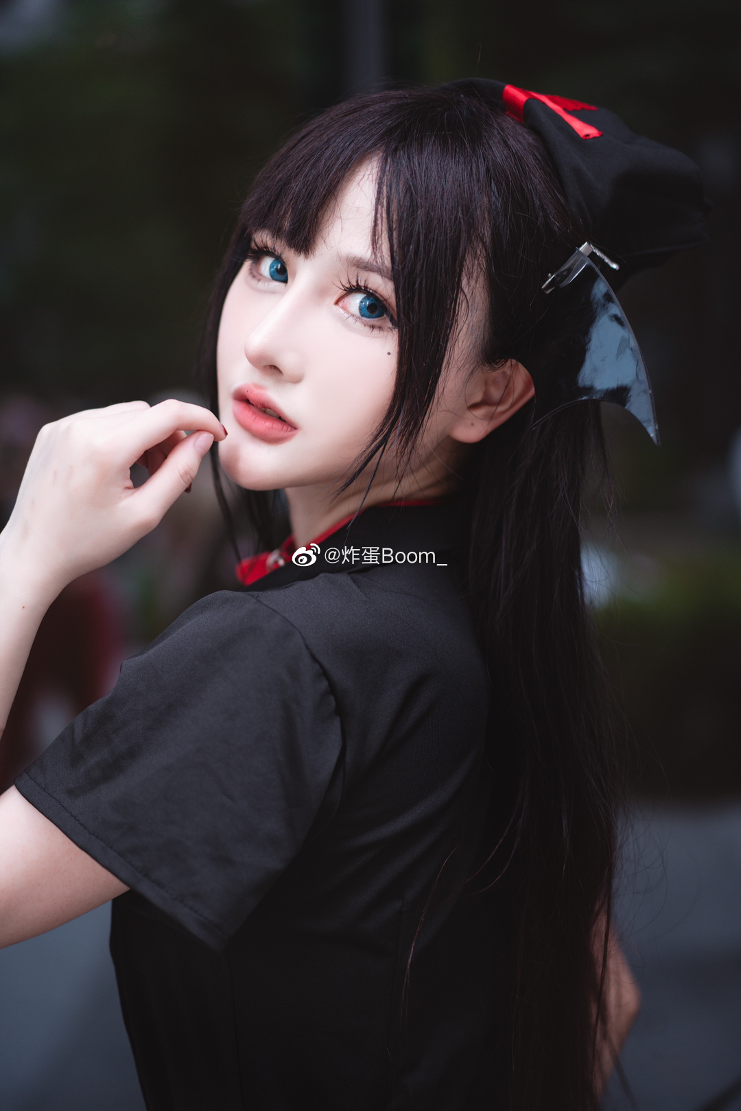 图片[4]-乖巧与霸气并存：揭秘微博炸蛋boomboom女王的独特魅力-清美唯艺