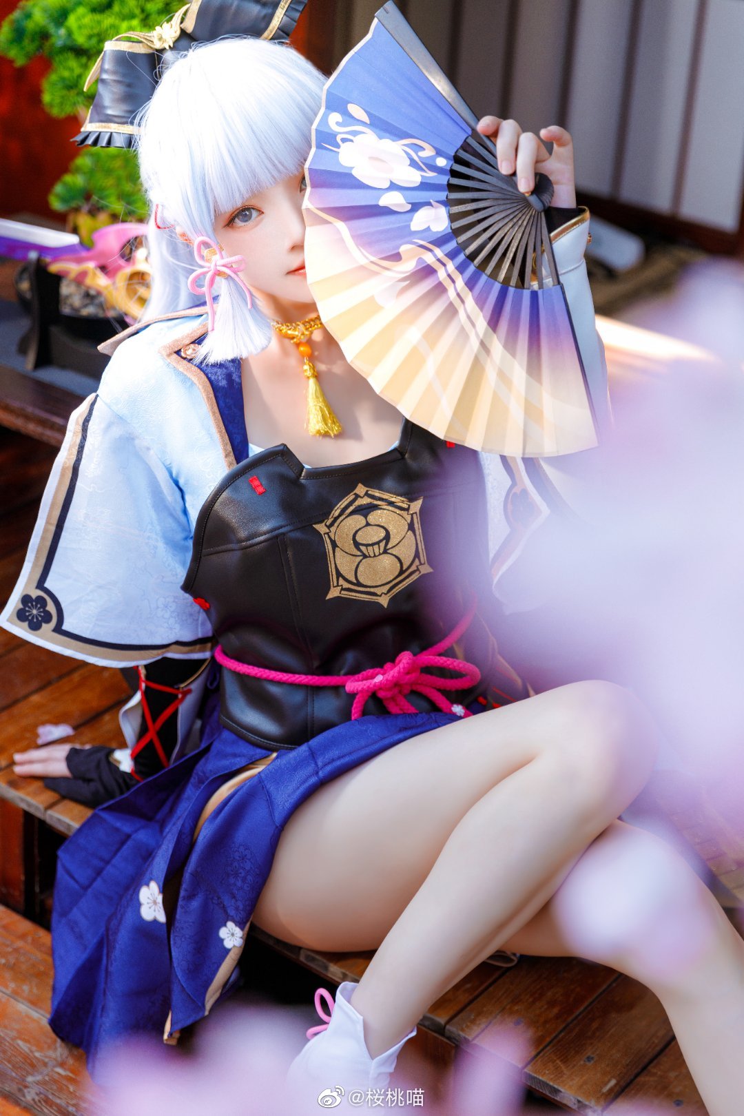 图片[6]-桜桃喵化身神里绫华，她真的是从动漫中走来的美少女吗？-清美唯艺