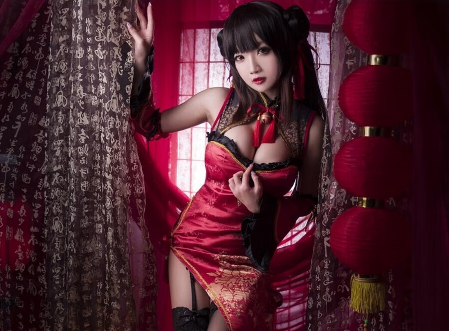 哪家爱宕COS最接近原版？品味面饼仙儿的旗袍魅力-清美唯艺