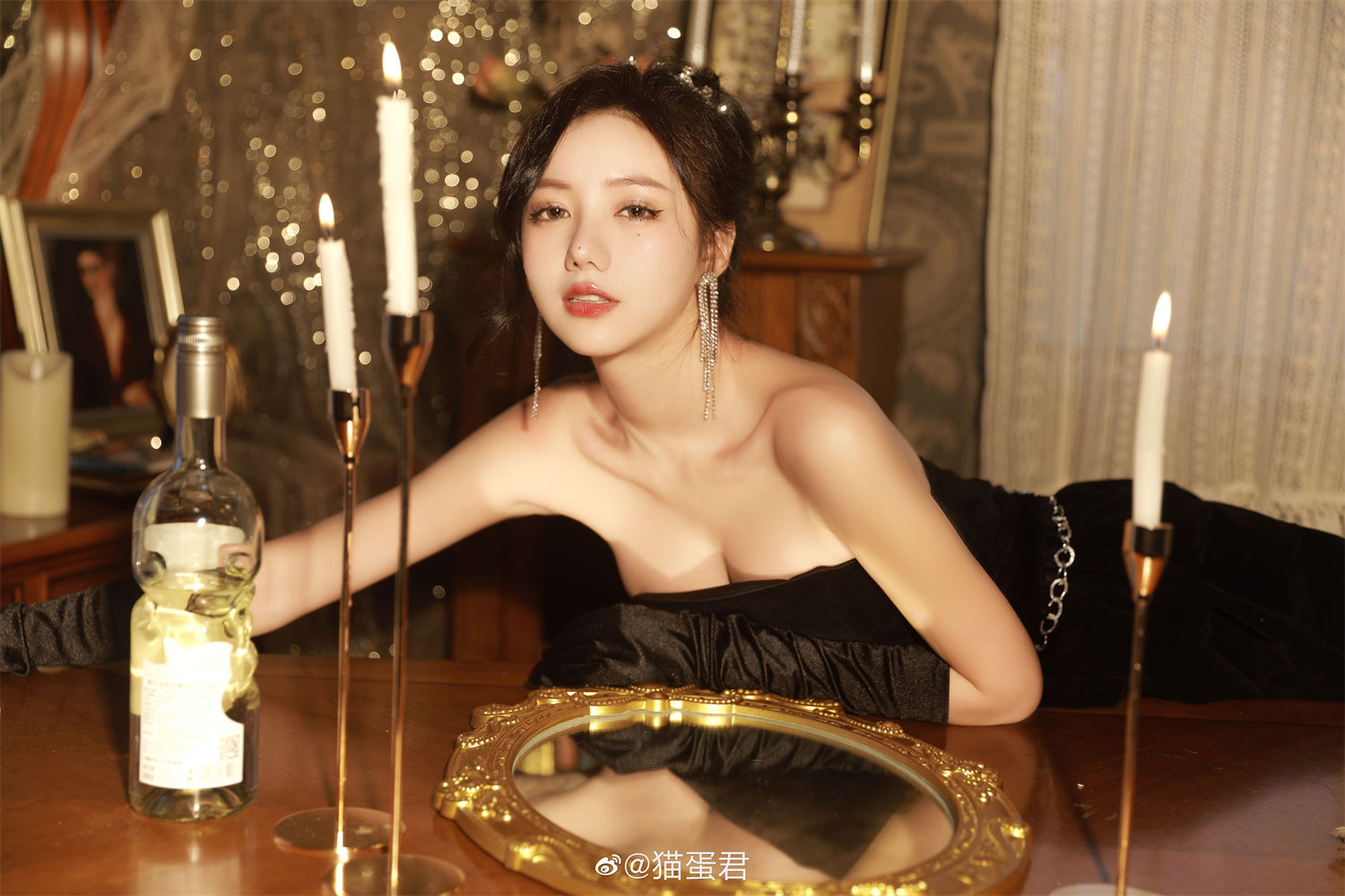 为何洛丽塔大哥在微博上迅速删除了图片？蜡烛光下的侧脸又为何如此迷人？-清美唯艺