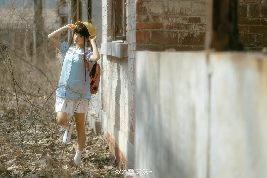 图片[2]-在哪里可以找到蠢沫沫的小黄帽系列COS写真？质量如何？-清美唯艺