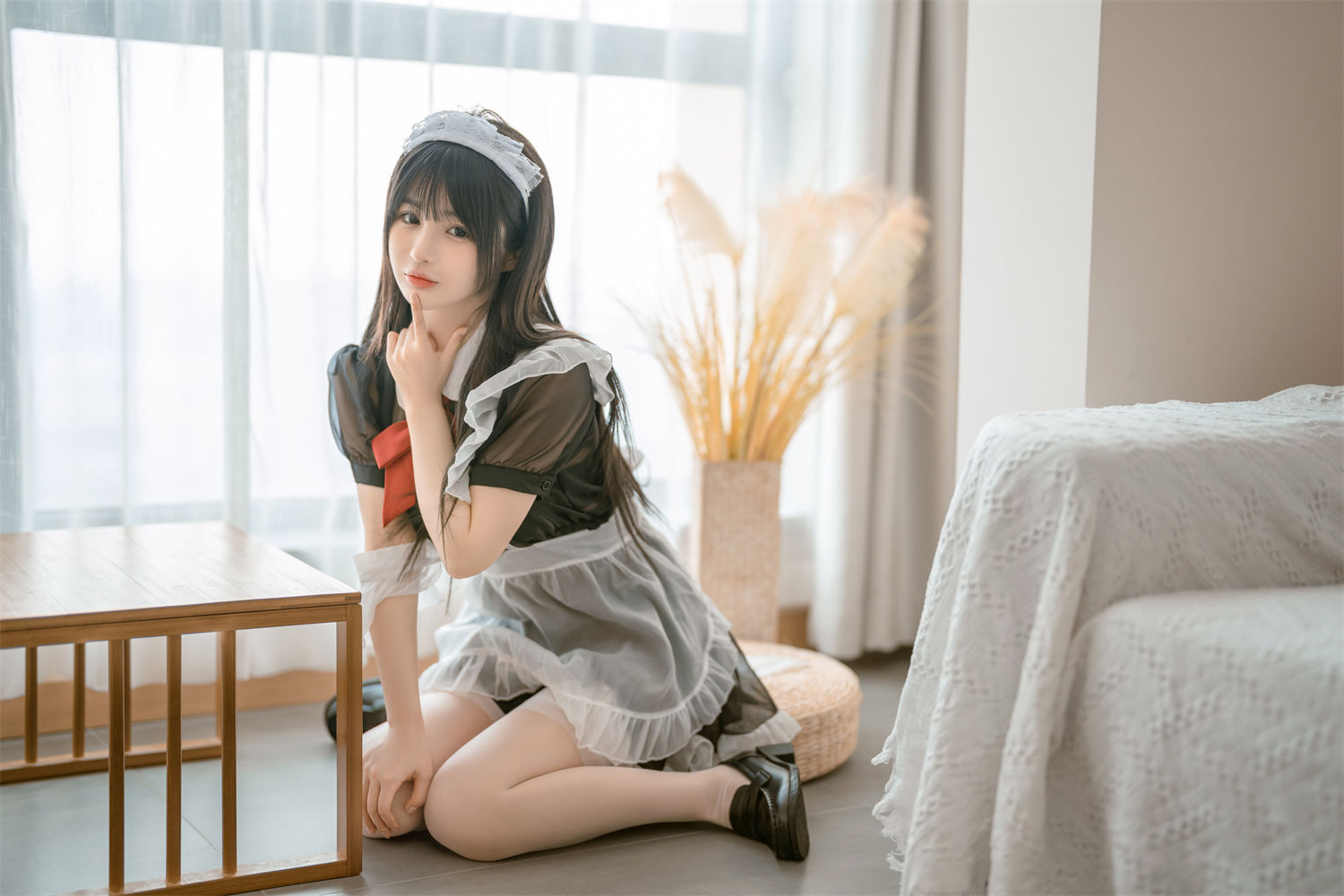 探秘桜井宁宁的女仆COS艺术，领略其独特魅力！-清美唯艺