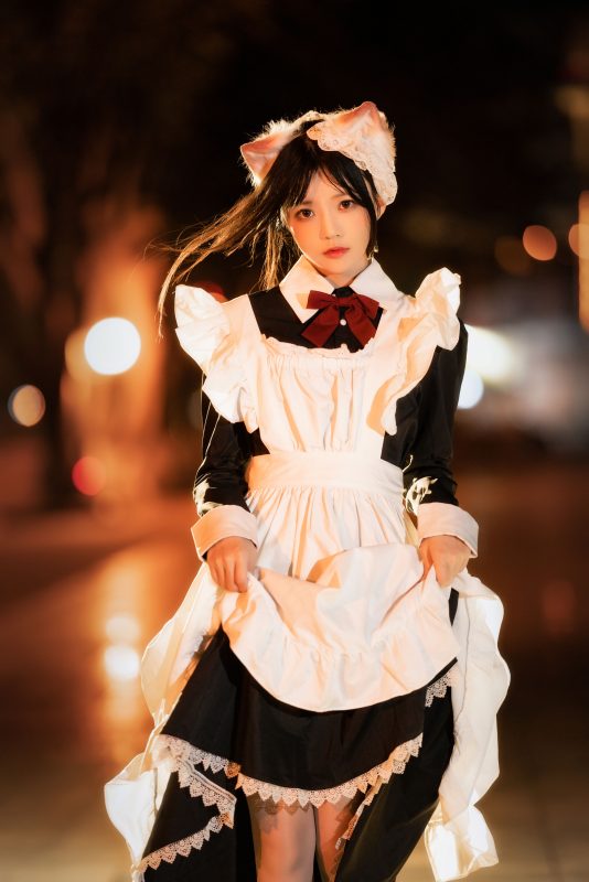 图片[2]-夜幕下的女仆萌娘：桜桃喵的奇妙夜-清美唯艺